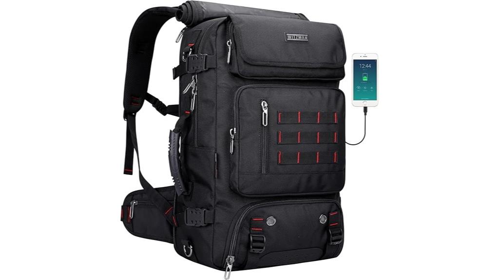 stylish unisex carry on backpack