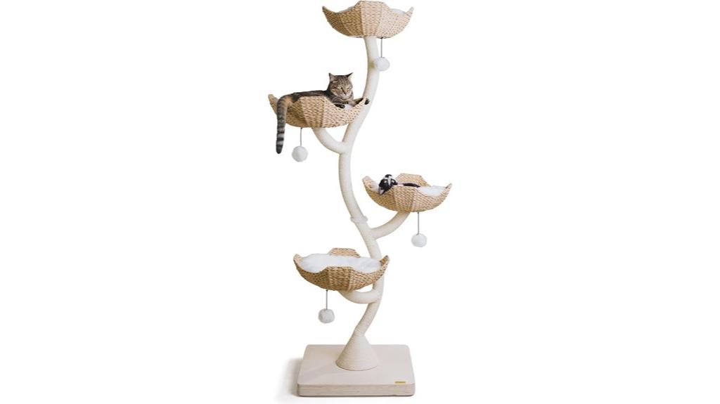 tall modern cat tree