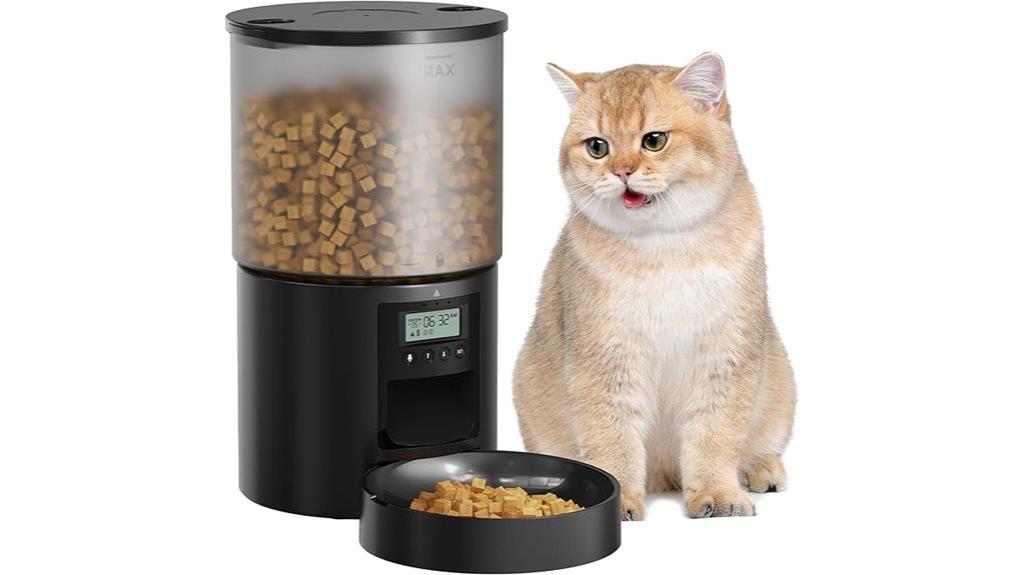 timed 4l pet food dispenser