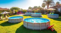 top above ground pool kits