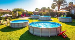 top above ground pool kits