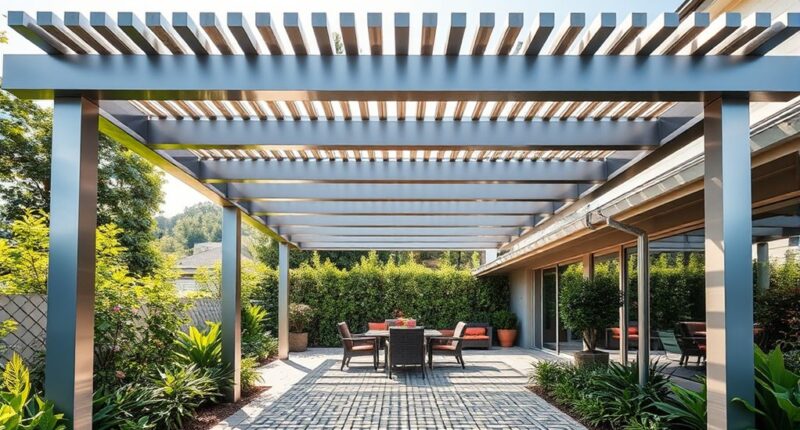 top aluminum pergola kits