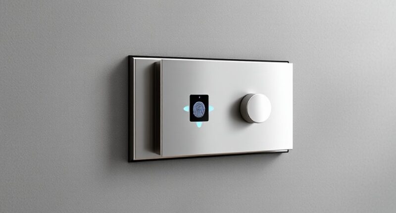 top biometric wall safes