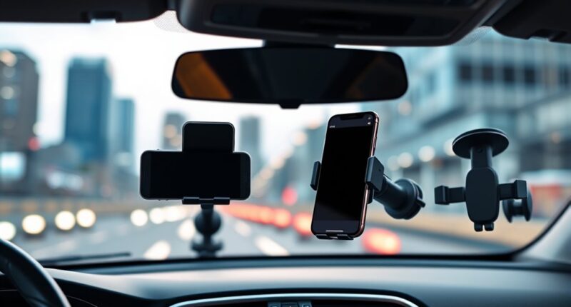 top car phone mounts