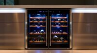 top dual zone wine coolers
