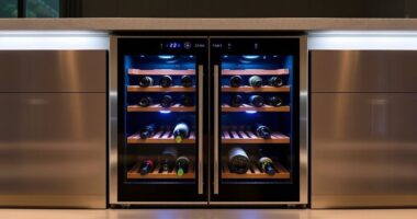 top dual zone wine coolers