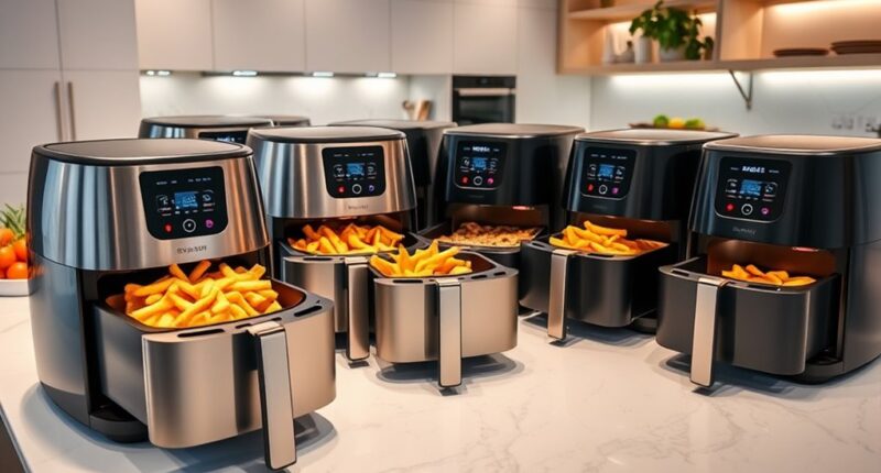 top large smart air fryers