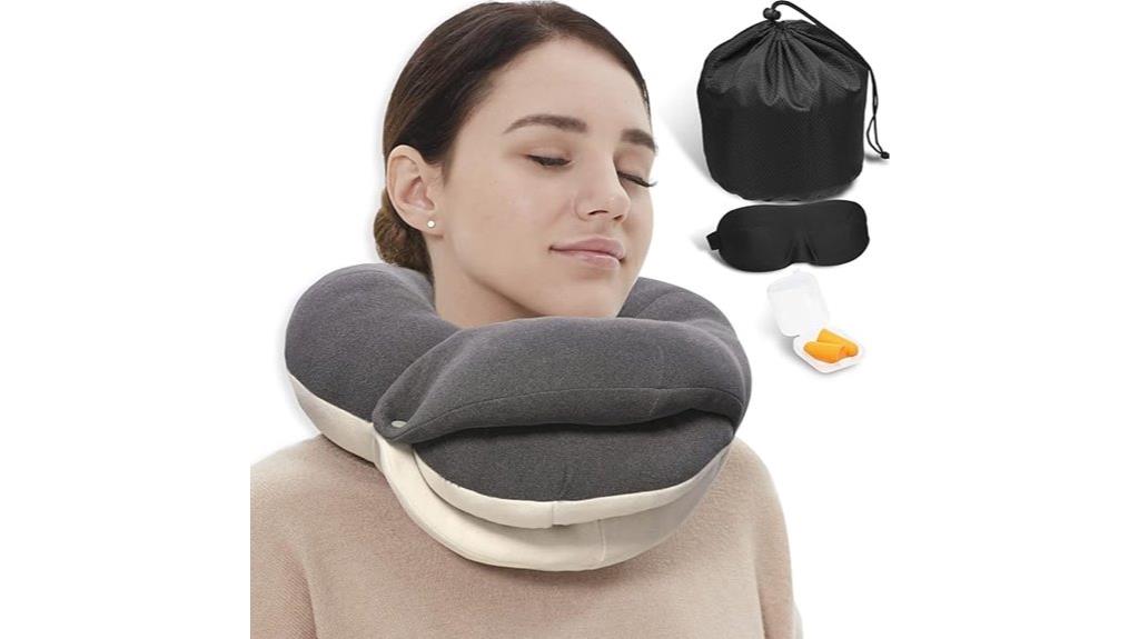 travel pillow set with accessories