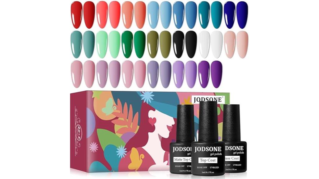twenty three gel nail polishes