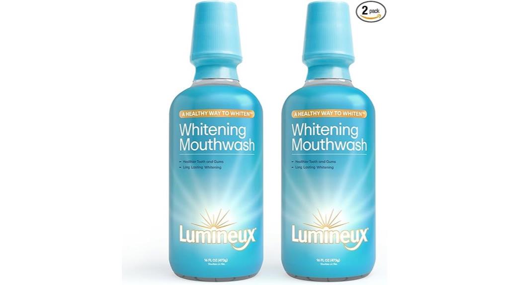 two 16 ounce mouthwashes