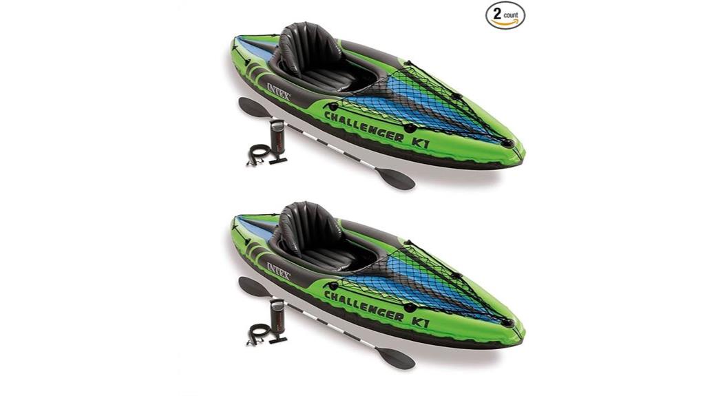 two kayak paddle set