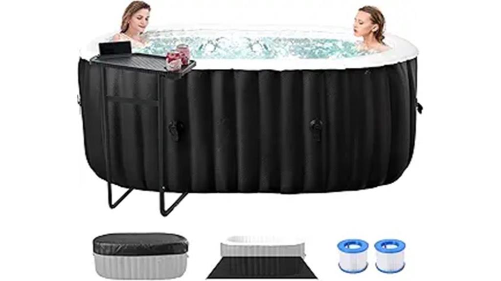 two person inflatable hot tub