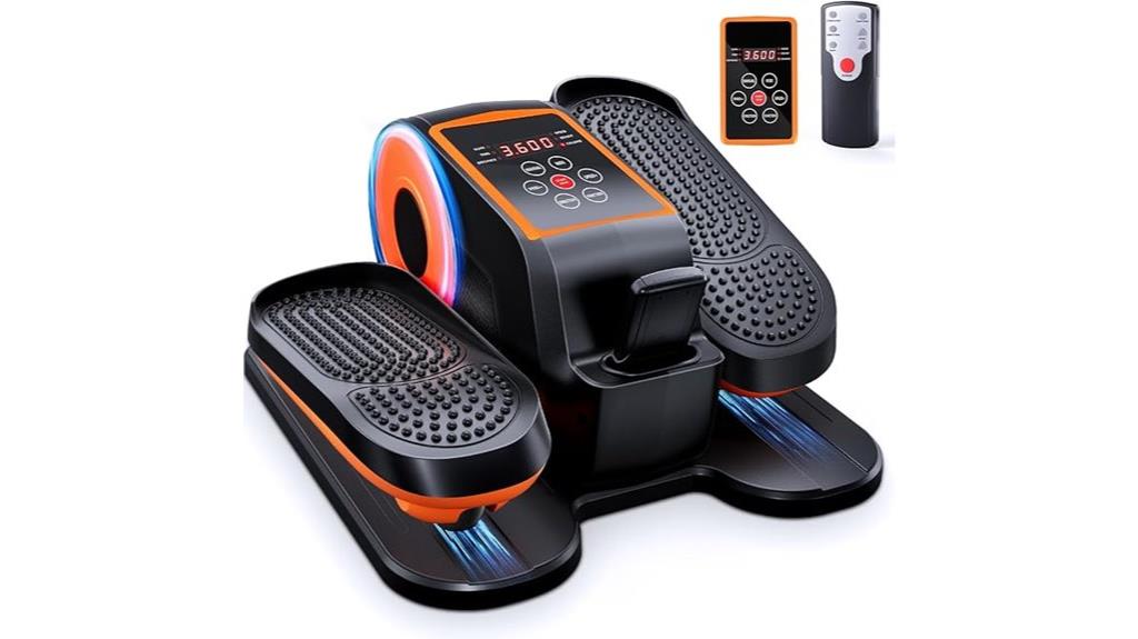 under desk elliptical with remote