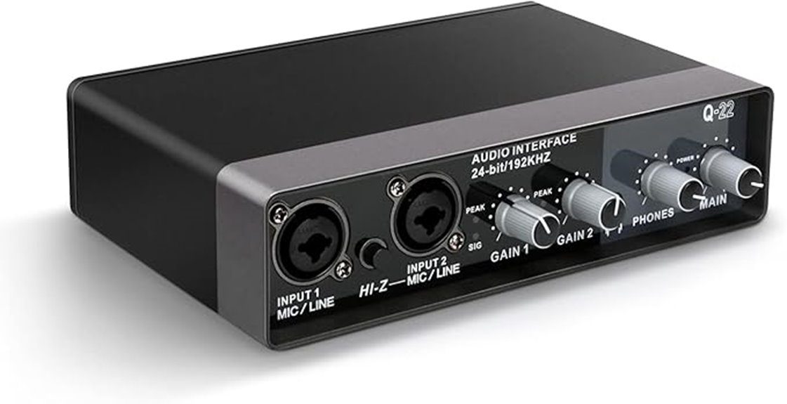 usb audio recording interface