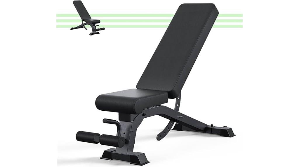 versatile adjustable weight bench