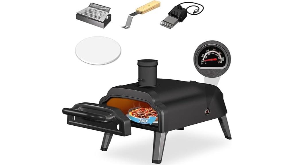 versatile outdoor pizza oven