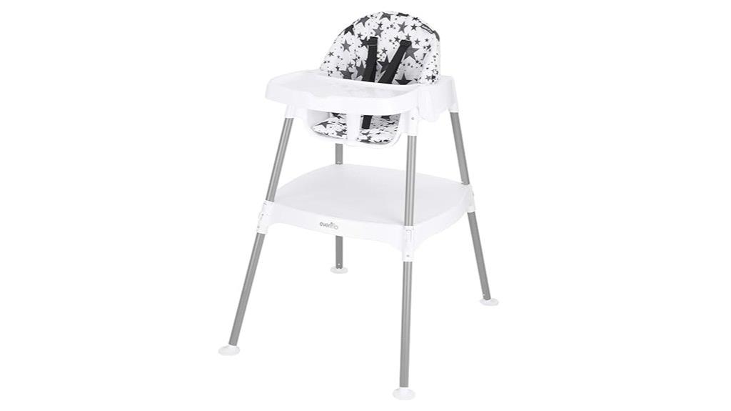 versatile polyester convertible high chair
