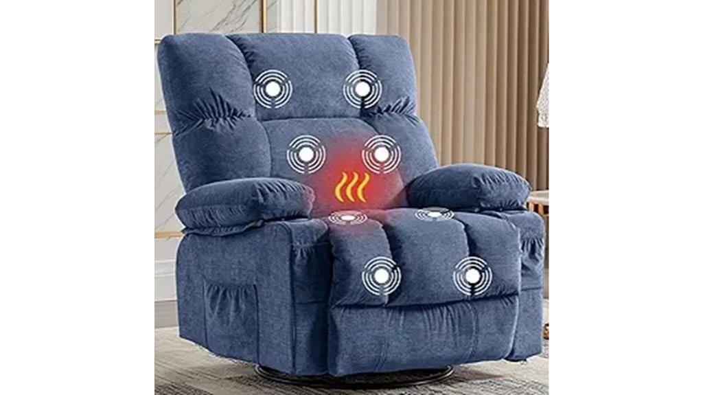 vibration massage lumbar heating
