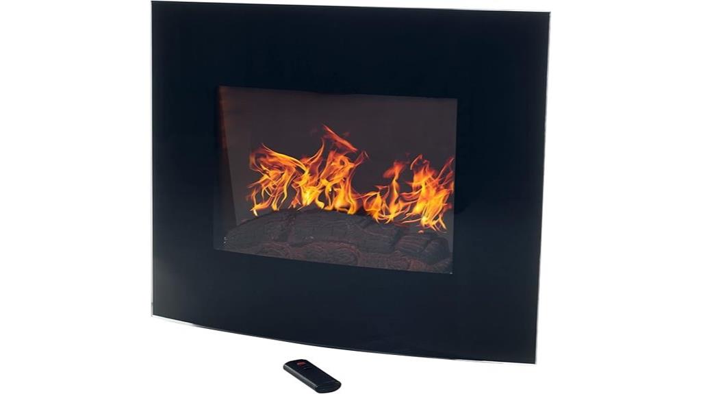 wall mount electric fireplace