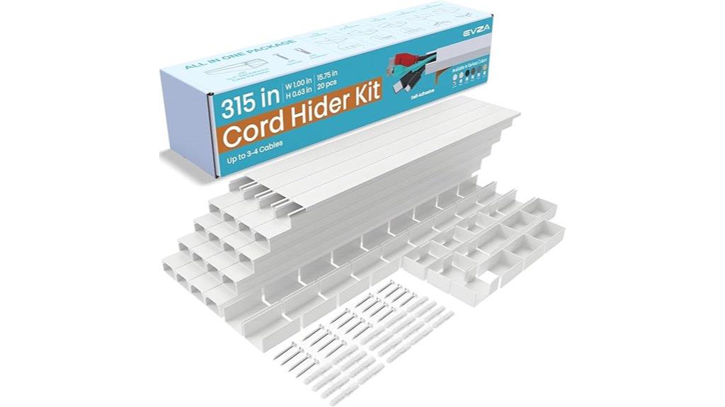 wall mounted cable concealment kit