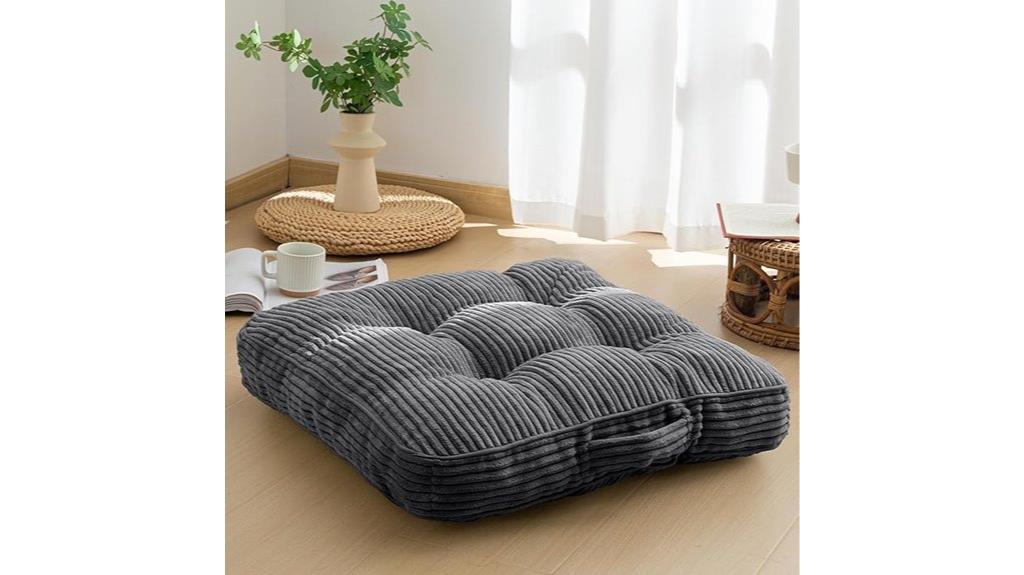 washable adult floor cushion