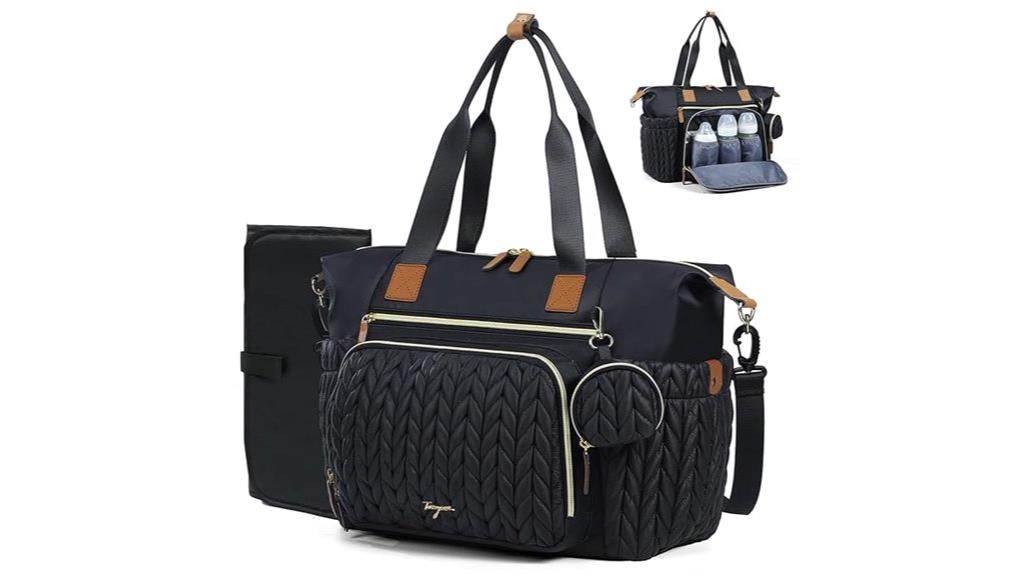waterproof baby travel tote