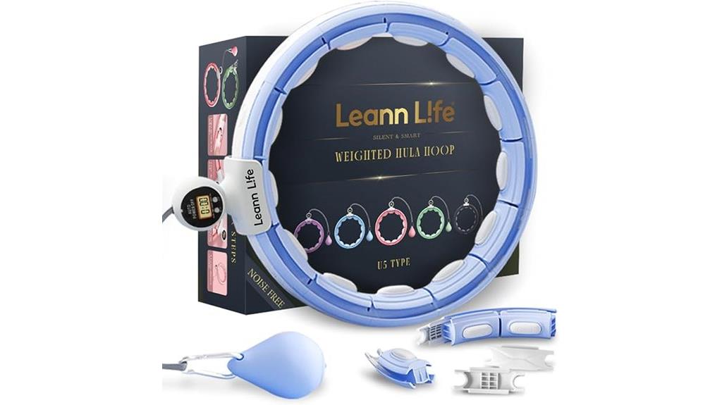weighted hoop with counter