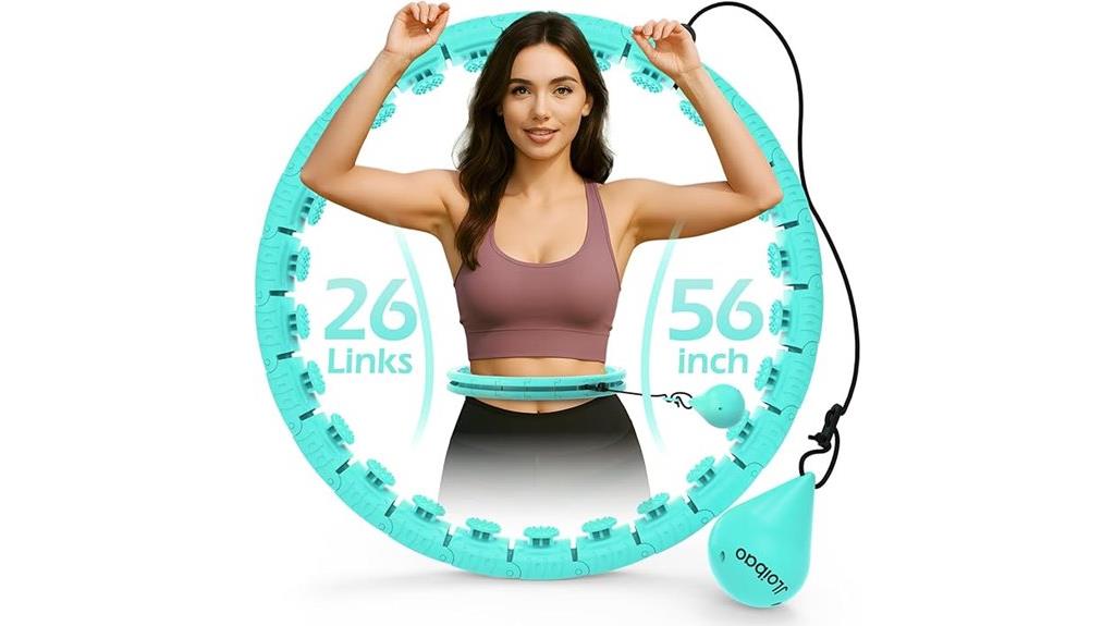 weighted hula circle links