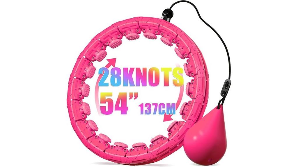 weighted hula hoop