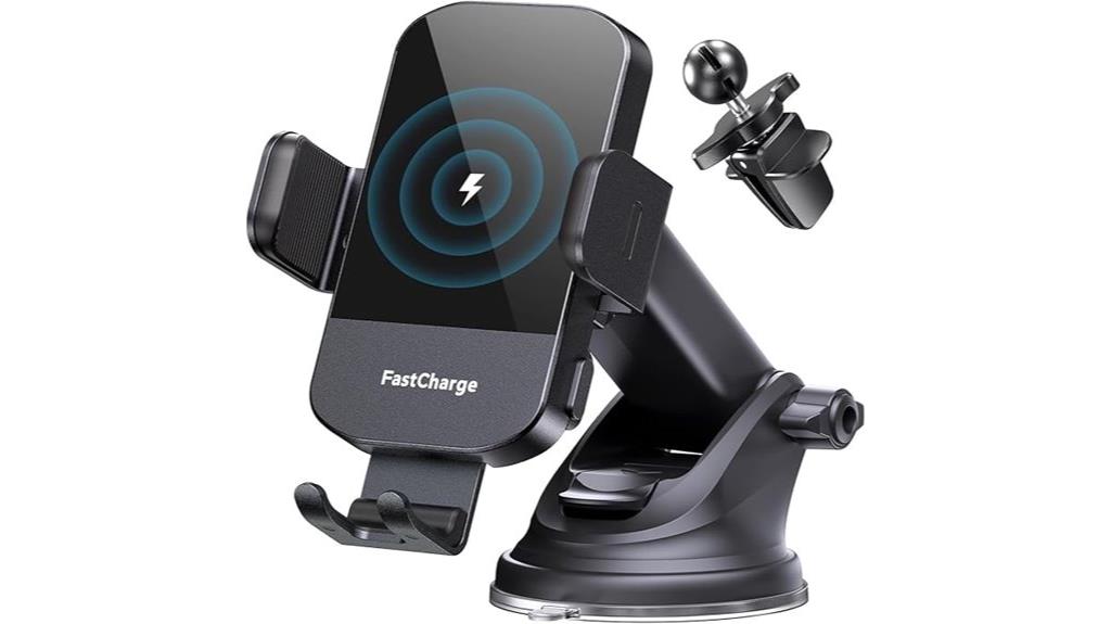 wireless fast charging mount