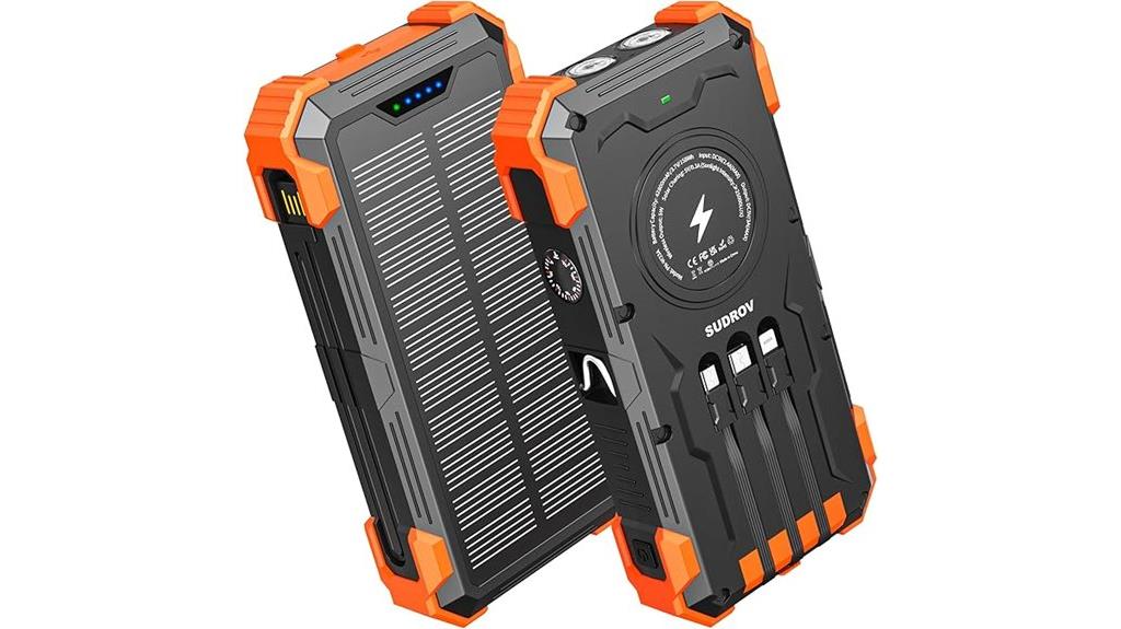 wireless solar power bank