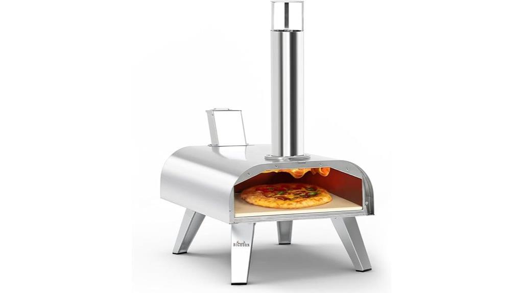 wood pellet pizza oven