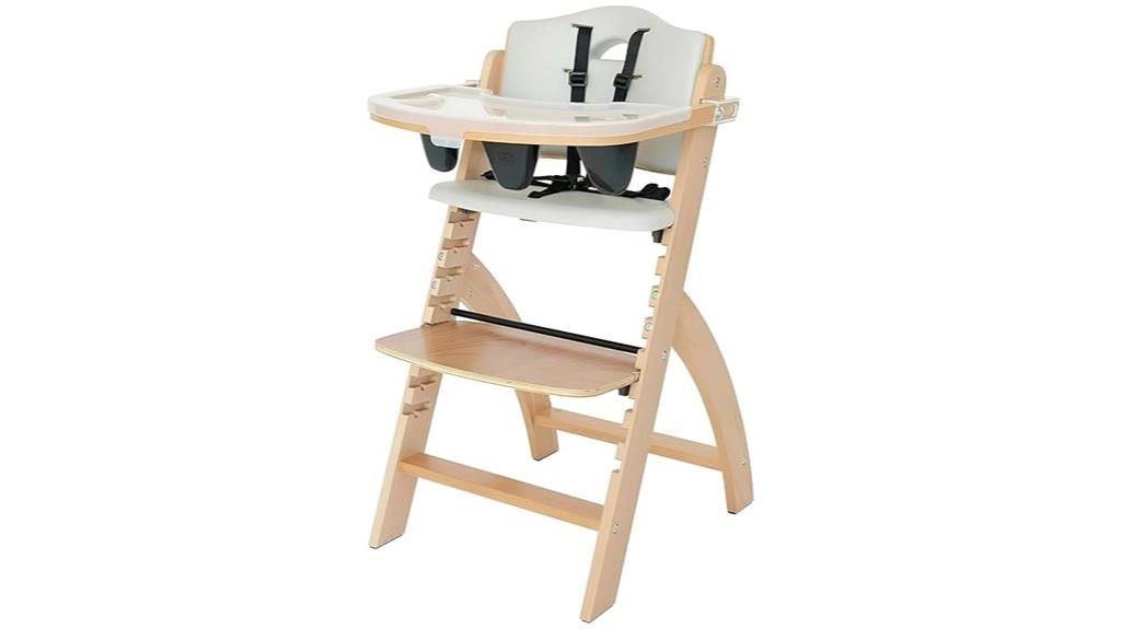 wooden toddler high chair