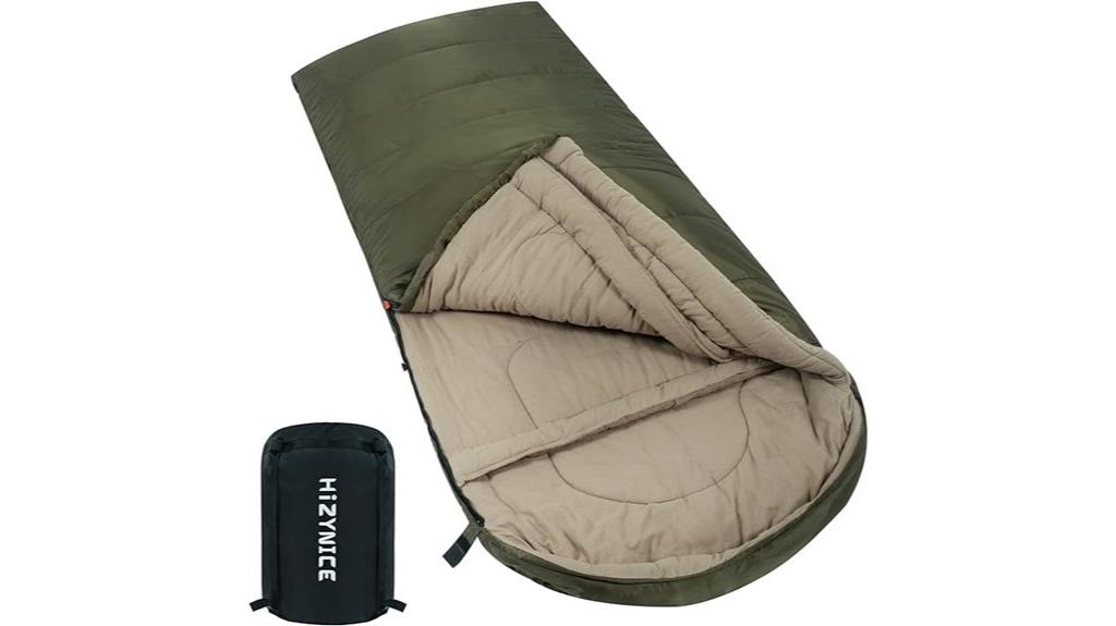 zero degree adult flannel bag