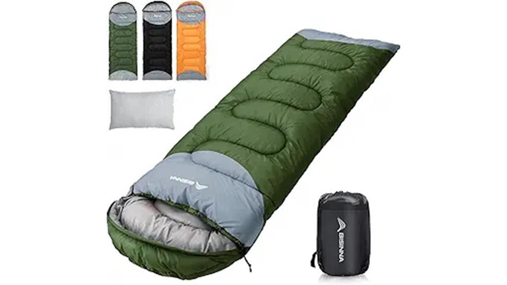 zero degree adult sleeping bag