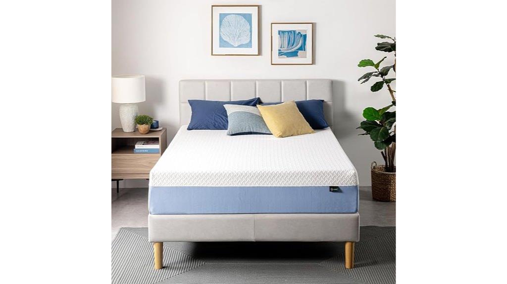 zinus queen memory foam