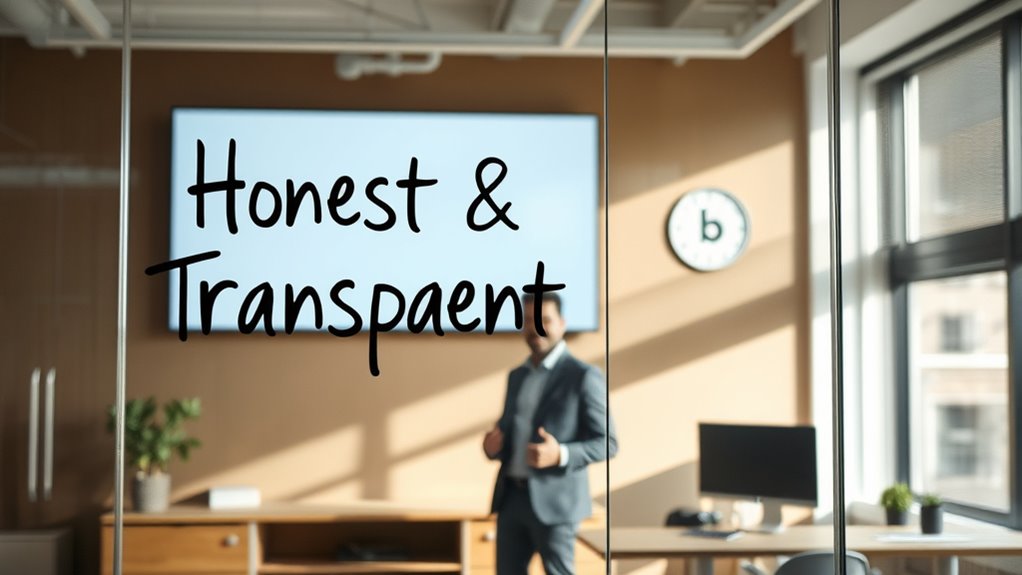 build trust through authenticity