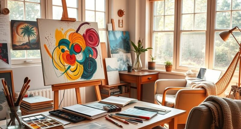 exploring artistic creative hobbies