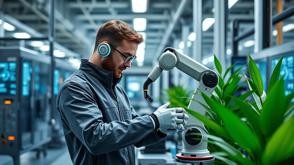 humans and robots collaborate