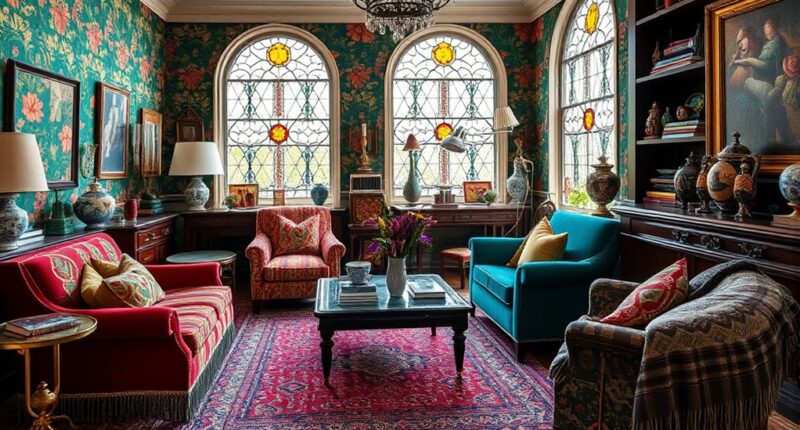 rich patterns and colors