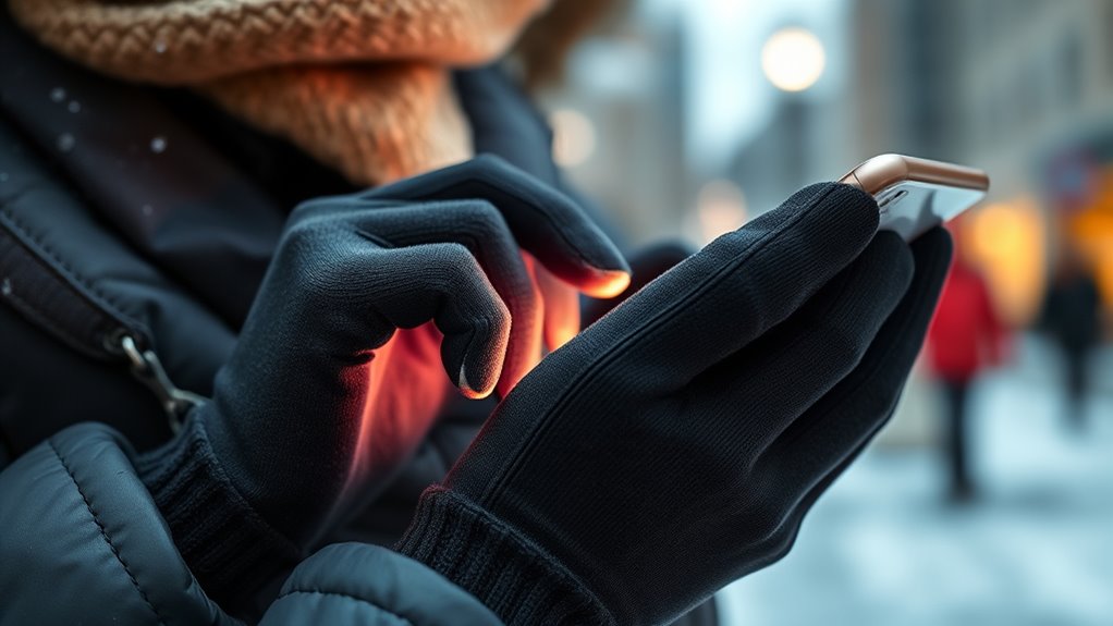 glove material fit touchscreen