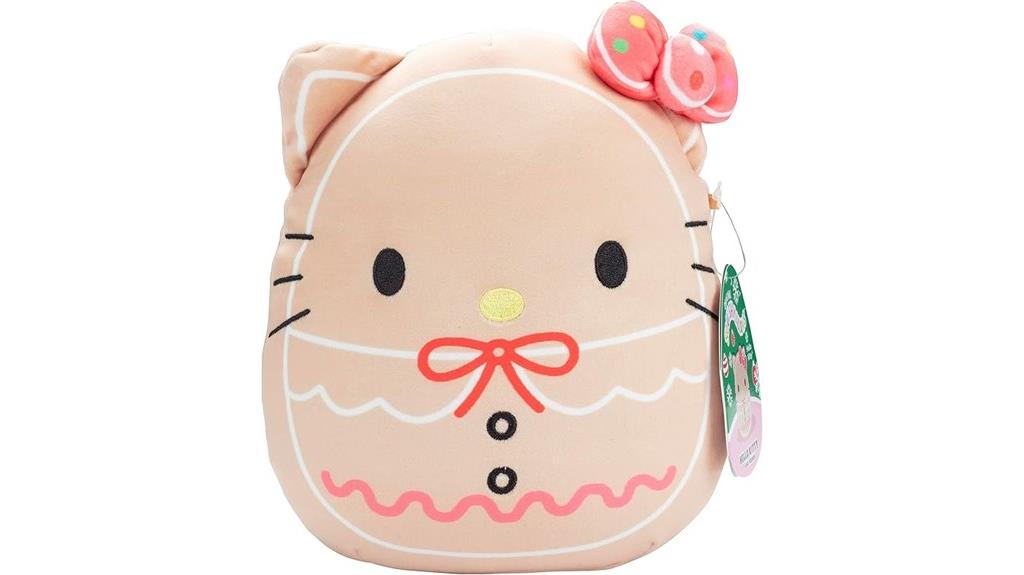 hello kitty gingerbread squishmallow