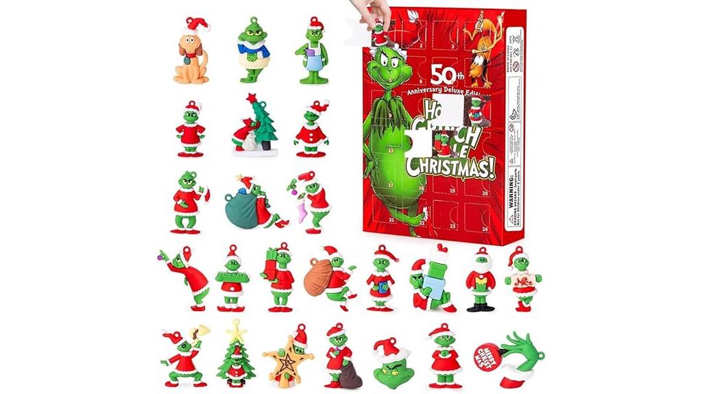 holiday doll collectible calendar