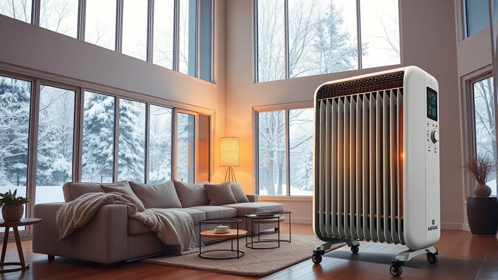 large room heating considerations