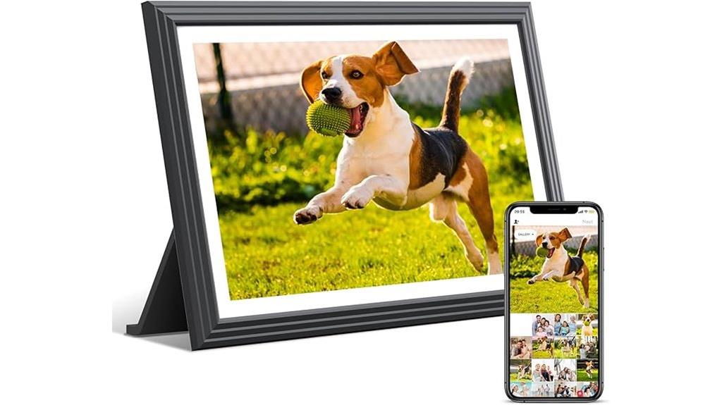 large wifi touch photo frame