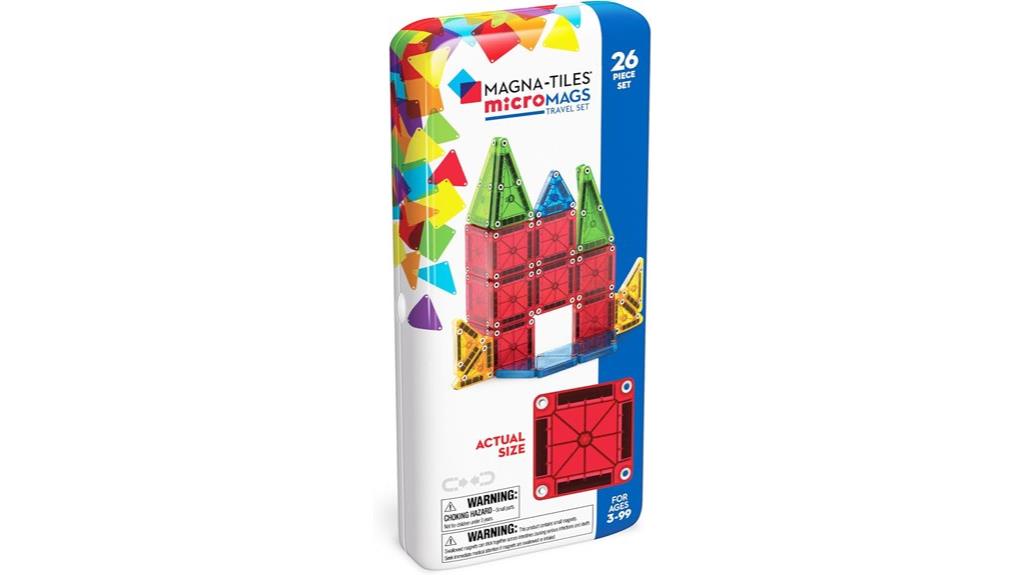 magna tiles micromags travel set