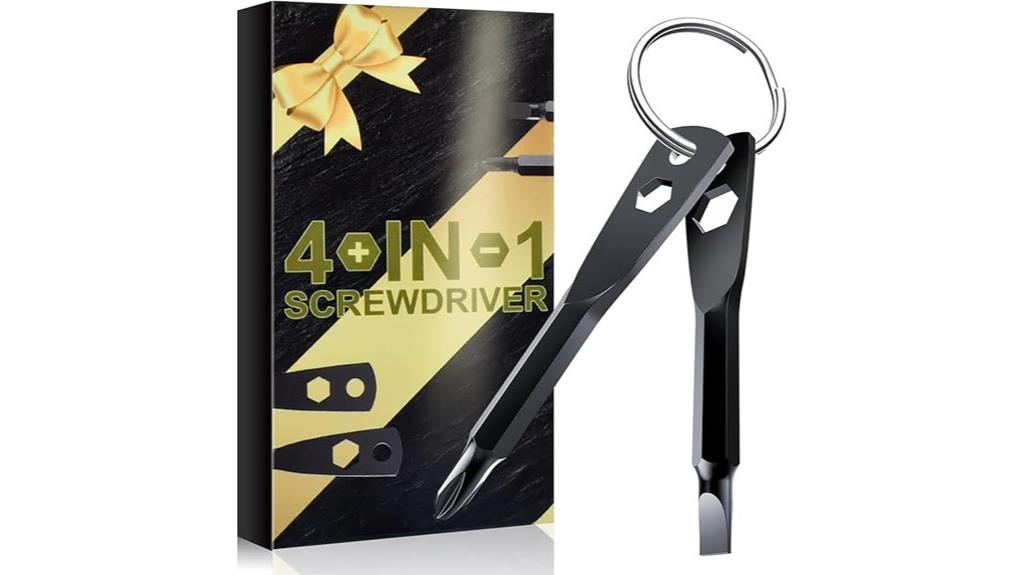 multifunctional keychain screwdriver