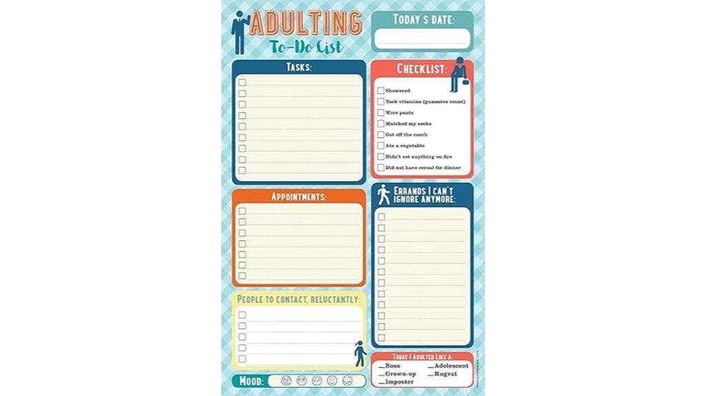 organized adulting task list