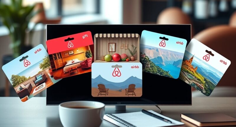 top airbnb gift card options