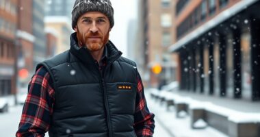 top men s heated winter vests